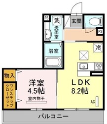 プリムヴェール 弐十壱番館の物件間取画像